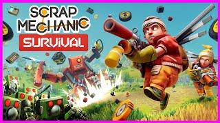 Скрап Механик все серии подряд -  Даник и Scrap Mechanic сборник интересных серий