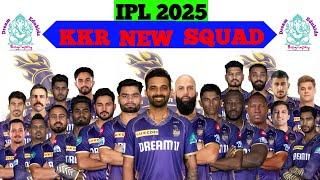 IPL 2025 - Kolkata Knight Riders Final Squad With Price | KKR Team IPL 2025 Players List ||