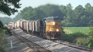 4K: Railfanning Cordele, GA Area 7/18 & 7/19/20: BNSF, CP Heritage SD70ACu, Spirit of Magnolia 454