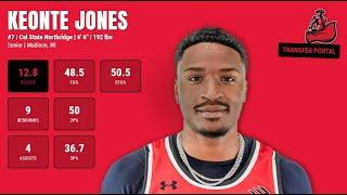 Keonte Jones - Cal State Northridge - 2024-25 Transfer Portal Highlights
