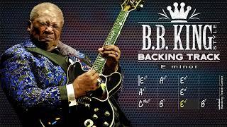 B.B. King Style Backing Track Slow Blues in E minor