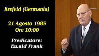 KREFELD (GERMANIA) 21 AGOSTO 1983 - EWALD FRANK