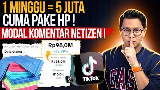 1 MINGGU DAPAT 5 JUTA CUMA DARI HP, KERJA SAMPINGAN MANA SEMUDAH INI, VIDEO HANDUK DI TIKTOK