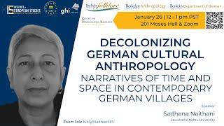 Decolonizing German Cultural Anthropology