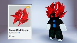 22 FREE RED ITEMS ON ROBLOX! (2024)