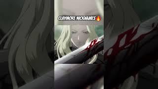 Claymore titles go HARD #claymore #anime #manga
