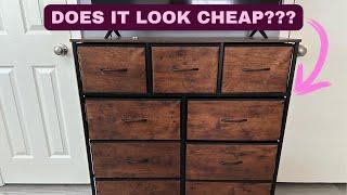 WLIVE 9-Drawer Dresser, Fabric Storage Tower for Bedroom, Hallway, Closet Review