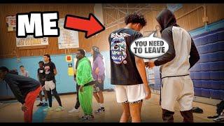 I SNUCK INTO A HIGH SCHOOL TRYOUT & GOT KICKED OUT!