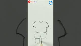 easy boy drawing  #shorts #drawing #drawingaveen