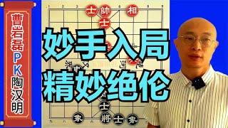 曹岩磊真的不具备超1流棋手的实力吗，陶汉明最后神之1手震惊赛场