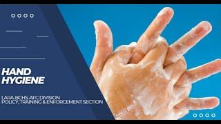 AFC Division's Training on Hand Hygiene
