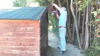 COMO PINTAR BARNIZAR casa de madera