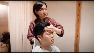 Experience ultimate relaxation at barbershop "Ginza Hachi" with shaving, ear cleaning and  massage.