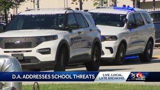 Orleans Parish DA addresses school threats across New Orleans