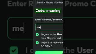 BC GAME Referral / Promo Code 2025