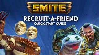 SMITE Recruit-A-Friend - Play with Friends, Get Rewarded!