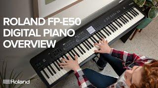 Roland FP-E50 Digital Piano with Roland Cloud Expansion Overview