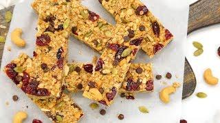 EASY No-Bake Granola Bars | Make-Ahead Meal Prep Recipes