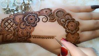 Latest Intricate Dubai Floral Mehndi Design 2024 | Step by Step Tutorial | Henna Fever