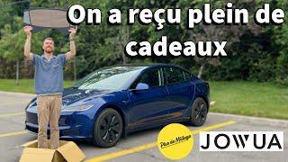 On croule sous une panoplie d'accessoires Tesla - Partenariat Jowua