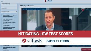 How To Mitigate Low Test Scores In Your MBA Application | onTrack Sample Lesson