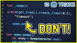 Avoid BUGS and Work FASTER - 10 Godot Engine Tricks