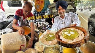 50/- Indian Street Food Punjab SUPRSTAR  Lahori Saag Paratha, Black Nutri Kulcha Veg Butter Chicken