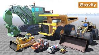 Construction Machine Size comparison