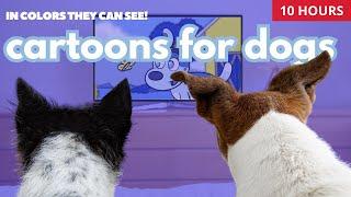 Bluey: Animated Cartoon for Dogs! Colors they can see - 10 Hours of fun and relax for dogs