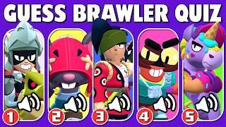 Guess Brawler by Voice and Unlock Sound  | Brawl Stars Quiz 