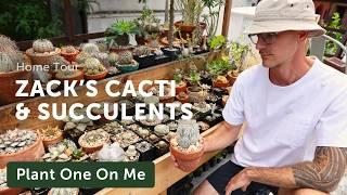 Zack's CACTI & SUCCULENT Houseplant Home Tour — Ep. 390