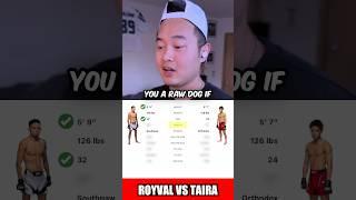 Brandon Royval vs Tatsuro Taira Fight Prediction and Stats Breakdown #shorts #ufc #ufcfightnight