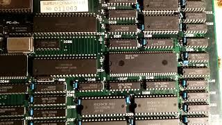 Looking at Vintage /  SUPER FORMURA PCB ARCADE Game VS-68K (H1) - MC68000P10 / YM2608B