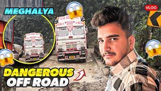 Meghalaya Hills Dangerous Off Road | Barish Ho Rhi Ha | Bouth Truck Breakdown Ho Gya Hai | TruckLife