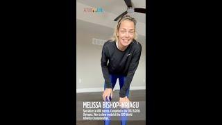 How Olympic runner Melissa Bishop is keeping her toddler active at home