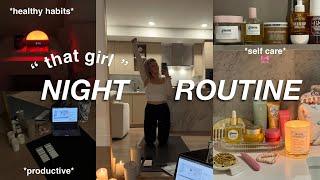 PRODUCTIVE NIGHT ROUTINE │ unwind with me, healthy habits, pilates & more