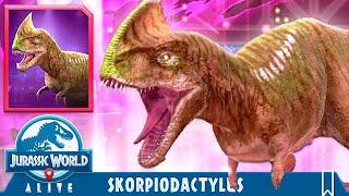 NEW SKORPIODACTYLUS LEGENDARY HYBRID UNLOCKED (JURASSIC WORLD ALIVE)