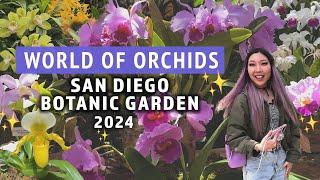 Let's go to WORLD OF ORCHIDS at the San Diego Botanic Garden 2024