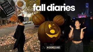 fall diaries: october book wrap up, disneyland, cozy days 