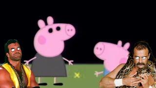 Razor Ramon and Jake the Snake Roberts reacts to Peppa Pig: Why? - Bootleg DVD ( 2007 )