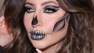 Glam Skull  Halloween  Makeup Look  Melissa Samways