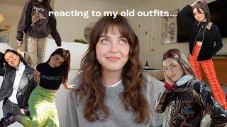 reacting to my old archived outfits... and how I’d style them now