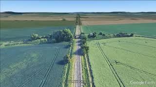 GCRN Heritage Railway fly-through: Ruddington Fields to Loughborough Central