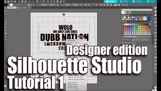 Silhouette Studio Tutorial how to use Silhouette Studio