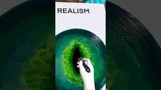 Minecraft vs Realism | Eye of Ender #minecraft #vr #drawing #painting #art #minecraftrealistic #asmr