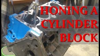 Honing a Cylinder Block