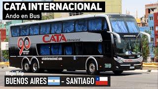 CATA INTERNATIONAL BUENOS AIRES SANTIAGO trip by Metalsur Starbus 3 buses