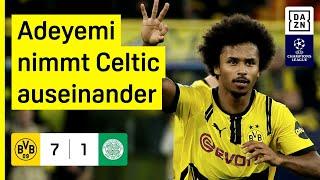 Adeyemi-Show bei Tor-Party des BVB: Dortmund - Celtic Glasgow | UEFA Champions League | DAZN