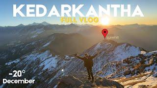 Kedarkantha Trek | (Just in 3 Days) | Winter Treks of Uttarakhand | Full Vlog 2025