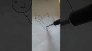 how to draw a simple butterfly #butterfly#animals#shorts#easy#viral